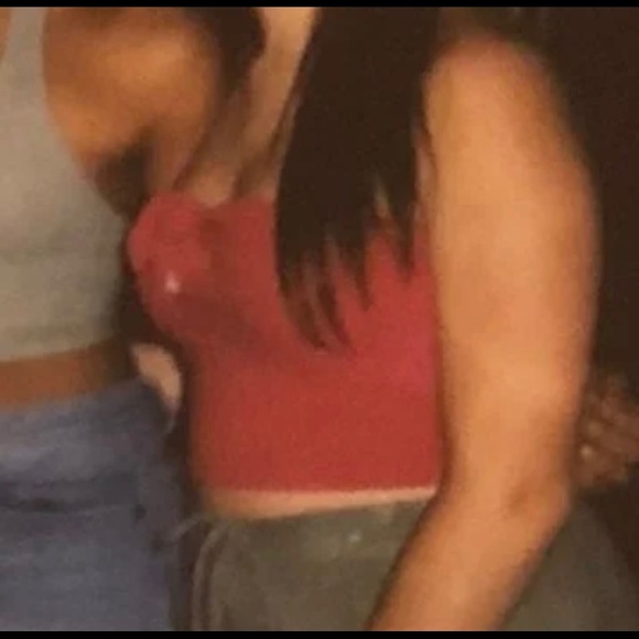 Keyhole Ribbed Tube Top - Picture 2 of 4